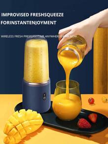 1pc Portable Usb Rechargeable Automatic Juicer For Home Use