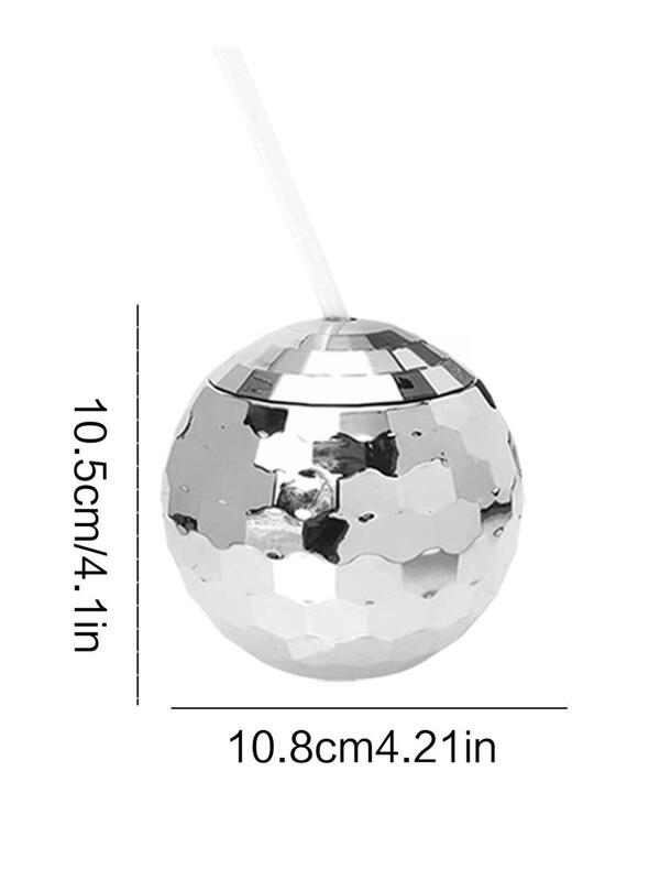 1pc 580ml Creative Plastic Disco Ball Shaped Cup SHEIN USA