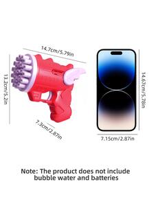 1入組卡通設計泡泡機 - 粉色 - 查看 2