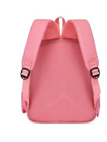 Niños Mochila funcional oso & con patrón de arcoíris con diseño de oreja cremallera dulce - Rosa - Ver 6