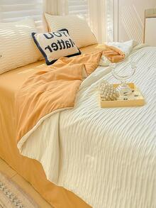 1 pieza Edredón de verano suave con cómodo - Beis - Ver 2