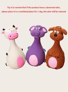 1pc Cat/Dog Lover Gift And Dog/Cat Mom Love Pet Toy For Dog Lover And Dog Mom Loves, Sound-Making Chew Toy With Random Color - Multicolor - View 8