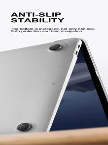 素色磨砂殼套適用於MacBook - 酒紅色 - 查看 7