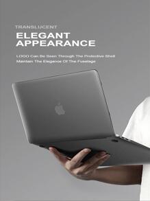 素色磨砂殼套適用於MacBook - 酒紅色 - 查看 8
