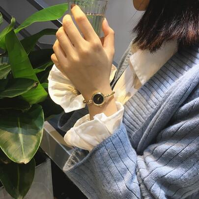 1 件森系风格创意石英手链手表