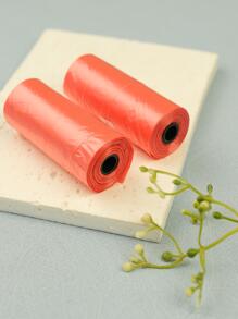 Bolsas 2 portátil de mascota desperdiciar - Rojo - Ver 1