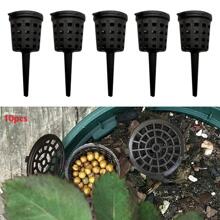 10pcs/Set Fertilizer Basket With Lid Portable Fertilizer Box Park Bonsai Fertilizer Container Household Tool Garden Accessories - Black - View 1
