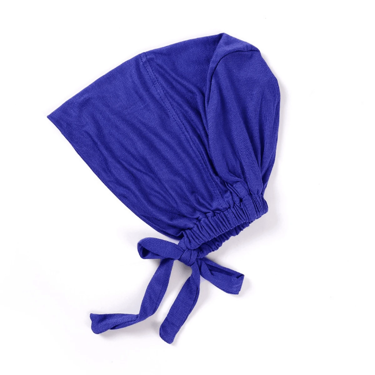 素色頭巾帽 - 藍色 - 查看 1