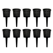 10pcs/Set Fertilizer Basket With Lid Portable Fertilizer Box Park Bonsai Fertilizer Container Household Tool Garden Accessories - Black - View 5