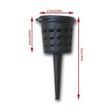 10pcs/Set Fertilizer Basket With Lid Portable Fertilizer Box Park Bonsai Fertilizer Container Household Tool Garden Accessories - Black - View 6