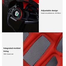 ROCKBROS Cycling Light Helmet Bike Ultralight Helmet Electric USB Helmet 3 Modes - 黑色 - 查看 9