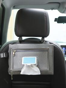 1 件可折疊嬰兒座墊,附掛帶,適用於嬰兒車和紙巾架媽咪包 - 淺灰色 - 查看 9