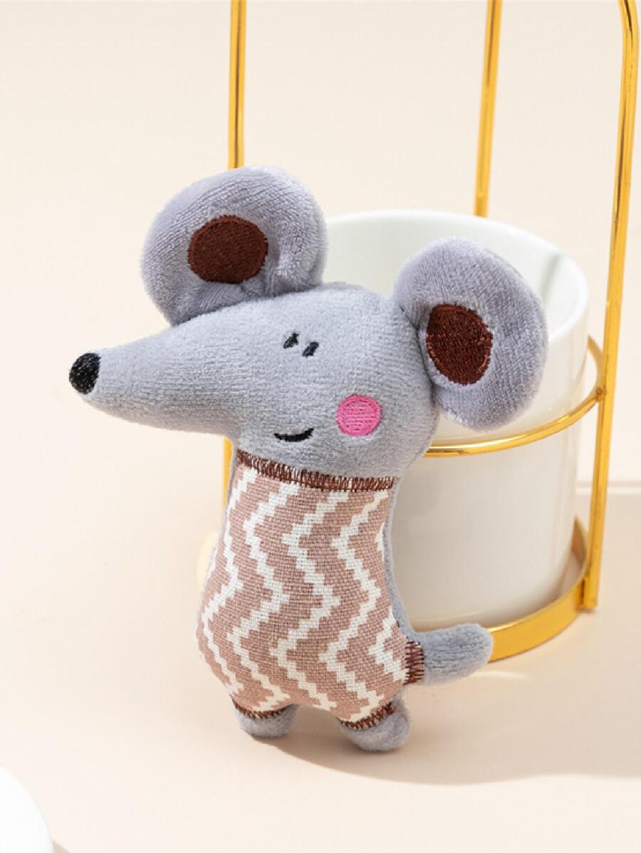 老鼠形状的毛绒玩具，适合猫/狗爱好者的礼物和狗/猫妈妈爱宠物