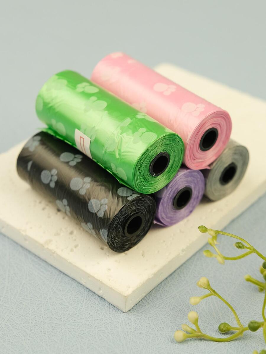 Bolsas 5 portátil de mascota desperdiciar colección - Multicolor - Ver 1