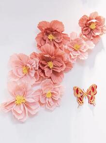 1pc Paper Artificial Flower - Dusty Pink - View 3