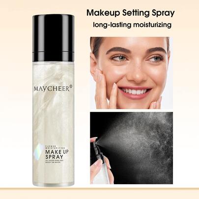 MAYCHEER 保濕定型噴霧，1入組持久面部彩妝產品控油定妝免洗定型噴霧