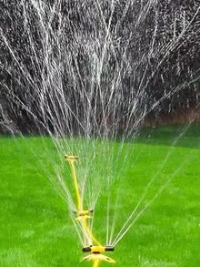 2pcs Automatic Rotating Garden Irrigation Tools - Yellow - View 3