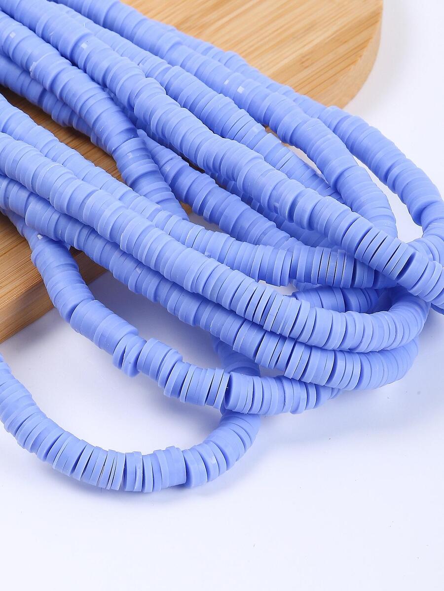 10股線的關於350的聚合物粘土首飾配件適合女士DIY珠寶製作 - 藍 - 查看 1