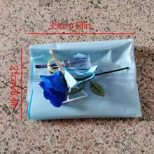 1入組隨機仿真玫瑰花束泡泡小氣球 - 彩色 - 查看 5