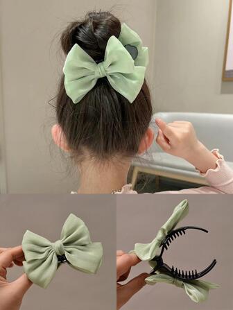 1 pc בנות קשת דקור טופר שיער חמוד לחיי היומיום