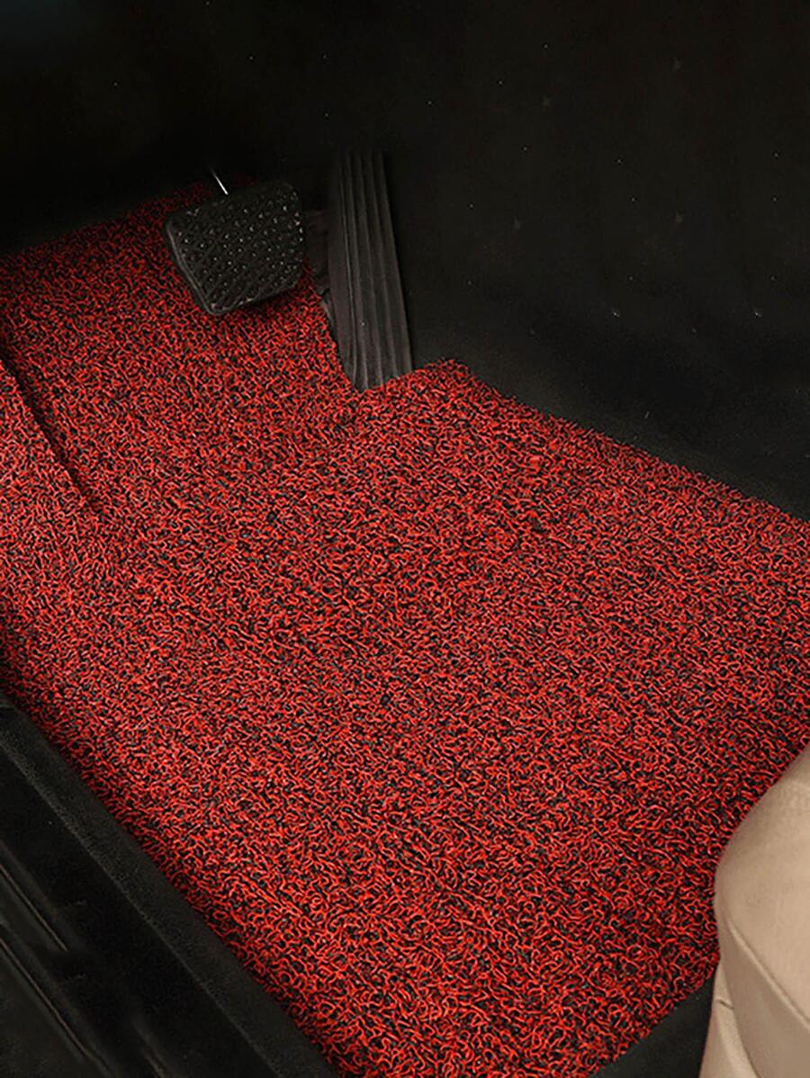 Alfombrilla de coche PVC - Rojo - Ver 1