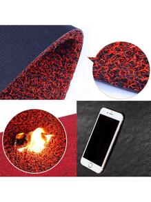 Alfombrilla de coche PVC - Rojo - Ver 2