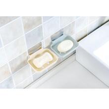 1入組微笑臉部肥皂支架,浴室壁掛式肥皂盒,排水皂架,懸掛收納盒,創意肥皂託盤,免打孔肥皂盒,衛浴用品 - 彩色 - 查看 6