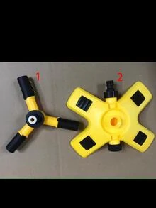 2pcs Automatic Rotating Garden Irrigation Tools - Yellow - View 11