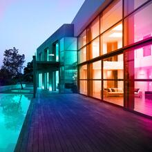 臥室用led燈,50-130英尺音樂同步變色led燈條,智能app控制和44鍵遙控_led燈為房間家庭派對裝飾 - 彩色 - 查看 7