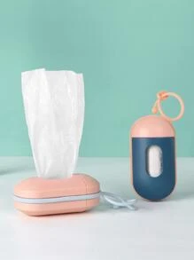 1 pieza/set plástico ABS de mascota Dispensador de bolsa de residuos Kit - Azul - Ver 2