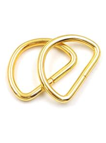 20入組金色顏色D型環扣飾