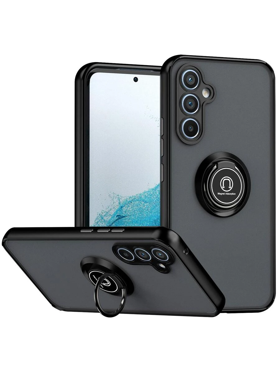 奇影+磁吸+支架系列TPU手机壳，还原裸机手感。车载磁吸+隐藏支架工艺防摔手机壳，兼容 11/12/13/14/15promax，兼容三星S22/23/24+Ua04/A05/A14/A15/A24/A25/A34/A54s，兼容小米，兼容OPPO，兼容VIVO，兼容Redmi Note11/1213c。全套手机壳兼容VIVO Nk X100/兼容VIVO Nk400。 - 黑色 - 查看 1