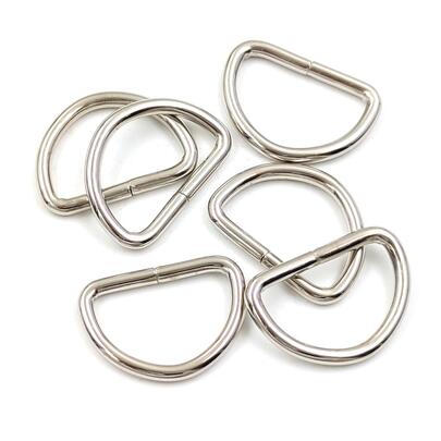 20pcs Silver D Ring Buckle