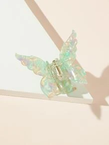 1 cái Thiết kế hình con bướm thanh lịch Chống trơn trượt Kẹp giữ tóc chắc chắn cho phụ nữ Sử dụng hàng ngày - màu xanh lá - Xem 2