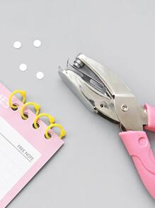 1pc Heart Shaped Hole Puncher - Pink - View 7