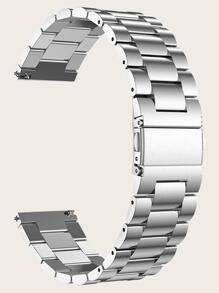 1pc Aço Inoxidável 3-Pérola Pulseira de Relógio Inteligente, Compatível com Samsung Galaxy Watch 7/6/5/4 40mm/44mm, Galaxy 6 Classic 43mm/47mm, Galaxy 4 Classic 42mm/46mm