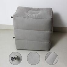 3 Lớp Bơm Hơi Du Lịch Chân Gối Máy Bay Tàu Xe Chân Đệm Giống Như Túi Bảo Quản & Bụi Gối Bơm Hơi - màu đen - Xem 6