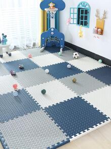 2 cái / bộ Thảm sàn xốp di động nối với các tính năng chống trượt, chống bụi bẩn và chống sốc - Xám - Xem 5