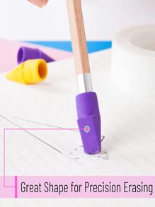 30 piezas/paquete Lápiz de color cabeza Borrador