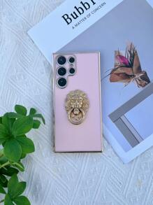 Pink Phone Case With Ring Holder - Pink - View 5