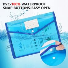 FYY (5 Pack -5 Colors) A5 Plastic File Folders, A5 Envelope Expanding File Wallet Document Organizer with Snap Closure & Label Pocket, A5 Waterproof File Pouch for School Office Work Home Organization - Nhiều màu - Xem 5