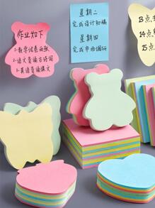 1 cuốn sách/100 tờ Giấy ghi chú sinh viên dễ thương sáng tạo có thể xé được - Màu xanh nhạt - Xem 6