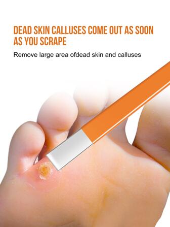 YUANDU Stainless Steel Foot Scraper,1Pc Pedicure Knife Scraping Pedicure Tool