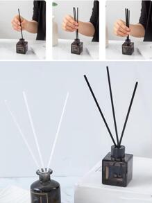 10入組夏季香薰棒，無火精油擴散器纖維棒，室內芳香/蘆薈擴散棒（不含瓶身） - 黑色 - 查看 2