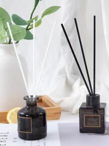 10入組夏季香薰棒，無火精油擴散器纖維棒，室內芳香/蘆薈擴散棒（不含瓶身） - 黑色 - 查看 5