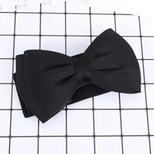 Cute 1pc Women Bow Decor Fashionable Belt For Dress Decoration Halloween Valentine's Day Summer, School Fall, Autumn, Halloween - Black - View 10