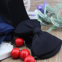 Cute 1pc Women Bow Decor Fashionable Belt For Dress Decoration Halloween Valentine's Day Summer, School Fall, Autumn, Halloween - Black - View 6