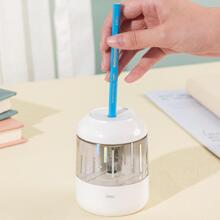 DELI Dụng cụ gọt bút chì điện màu trắng - trắng - Xem 3