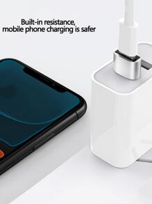 1入組便攜式USB3.0至Type-C3.1數據線轉換頭 - 銀色 - 查看 4