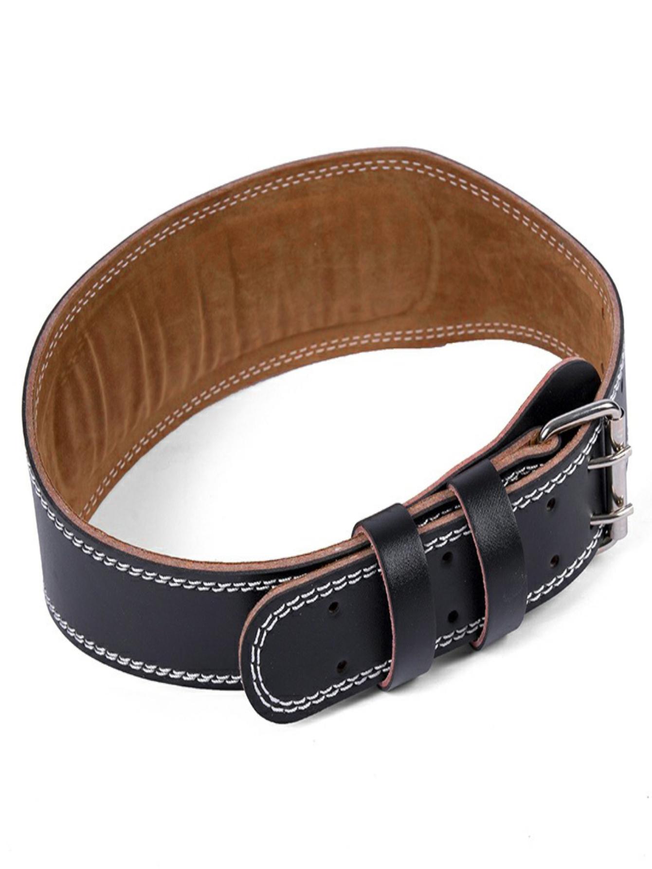 Fitness belt made of artificial leather PU gym acc...